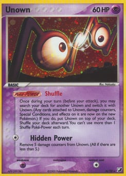 Unown – Rare – Unseen Forces