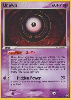 Unown – Rare – Unseen Forces