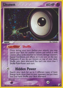 Unown – Rare – Unseen Forces