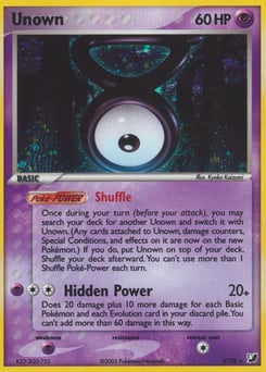 Unown – Rare – Unseen Forces