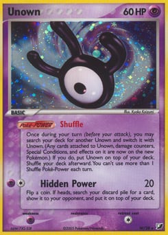 Unown – Rare – Unseen Forces