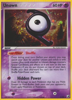 Unown – Rare – Unseen Forces