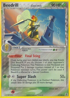 Beedrill δ – Rare Holo