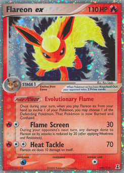 Flareon ex – Rare Holo EX – Delta Species