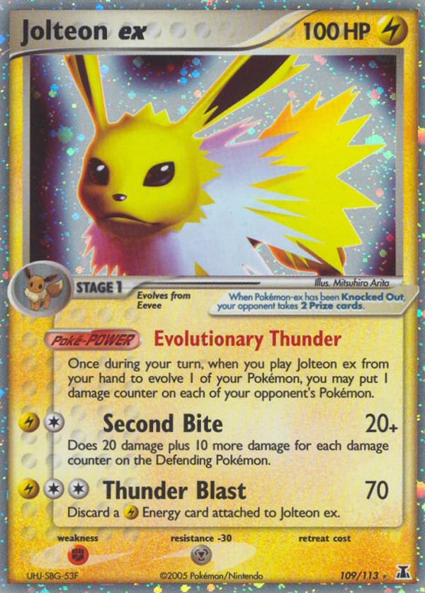 Jolteon ex – Rare Holo EX – Delta Species