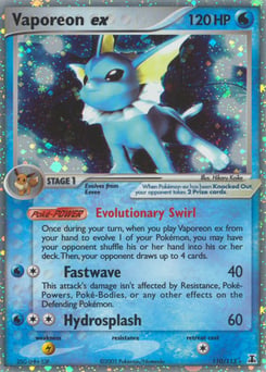 Vaporeon ex – Rare Holo EX
