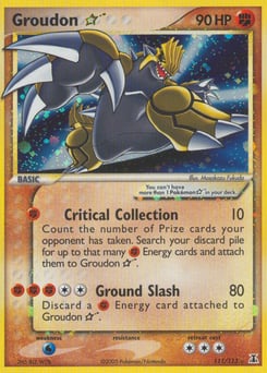 Groudon ★ – Rare Holo Star – Delta Species