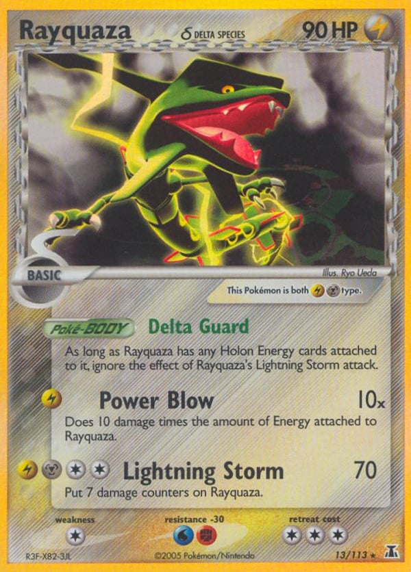 Rayquaza δ – Rare Holo – Delta Species