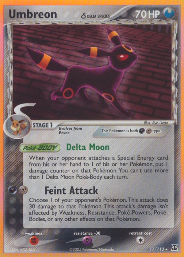 Umbreon δ – Rare Holo – Delta Species