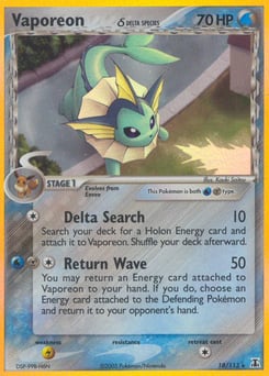 Vaporeon δ – Rare Holo