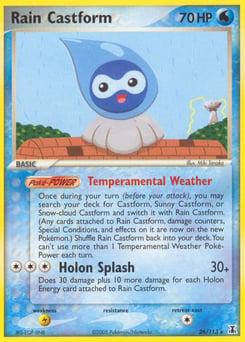 Rain Castform – Rare