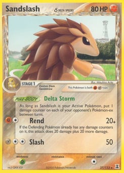 Sandslash δ – Rare – Delta Species