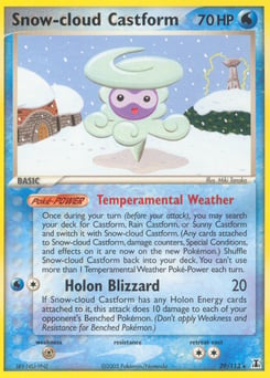 Snow-cloud Castform – Rare