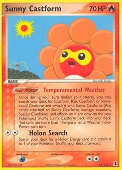 Sunny Castform – Rare