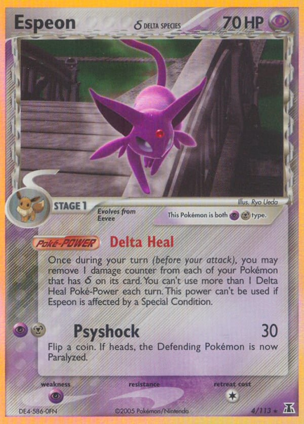 Espeon δ – Rare Holo – Delta Species