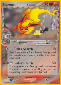 Flareon δ – Rare Holo – Delta Species