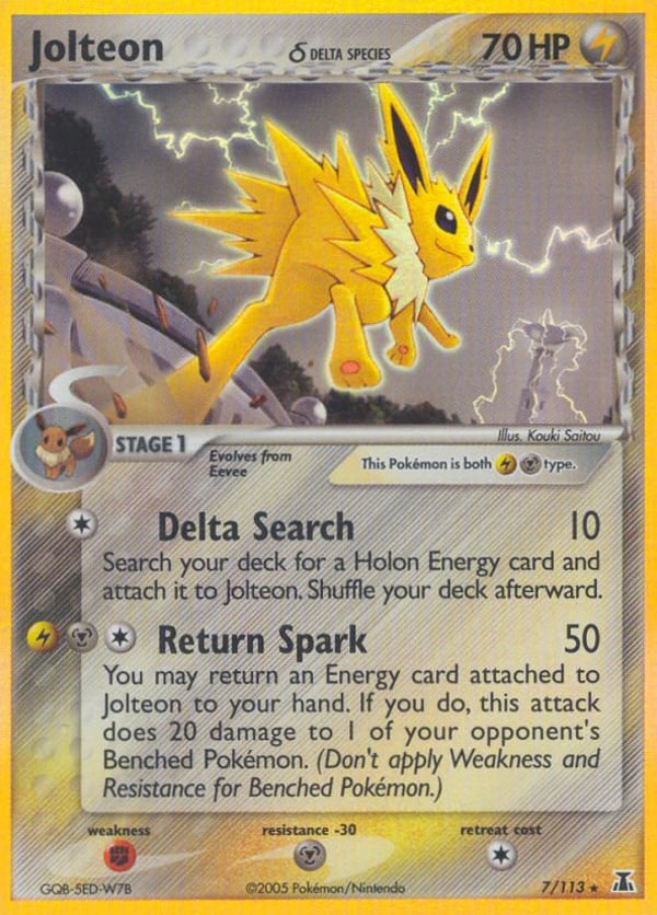 Jolteon δ – Rare Holo – Delta Species