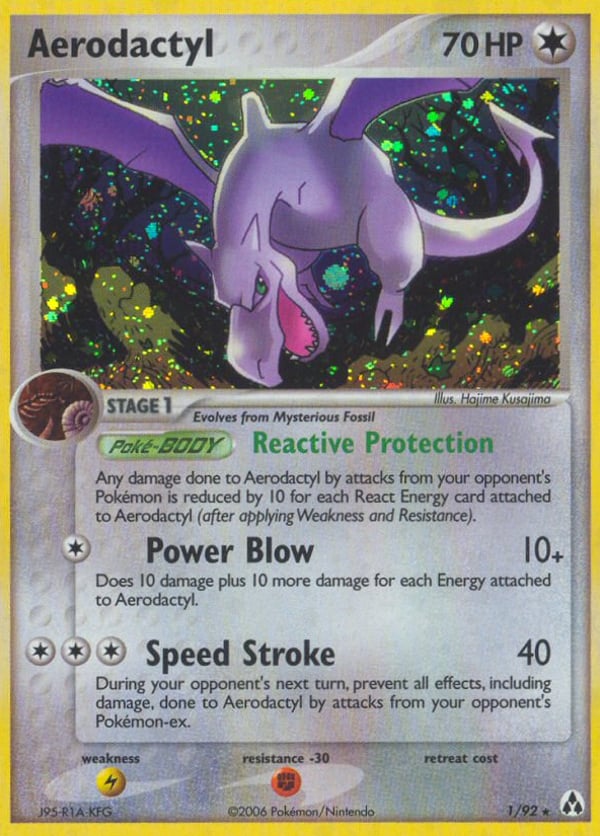 Aerodactyl – Rare Holo – Legend Maker