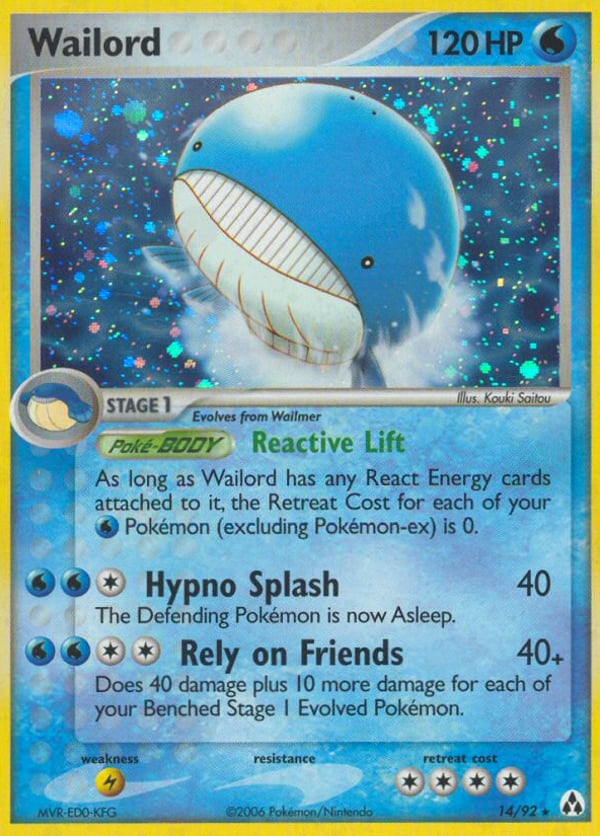 Wailord – Rare Holo – Legend Maker