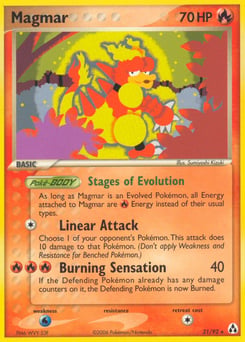 Magmar – Rare – Legend Maker