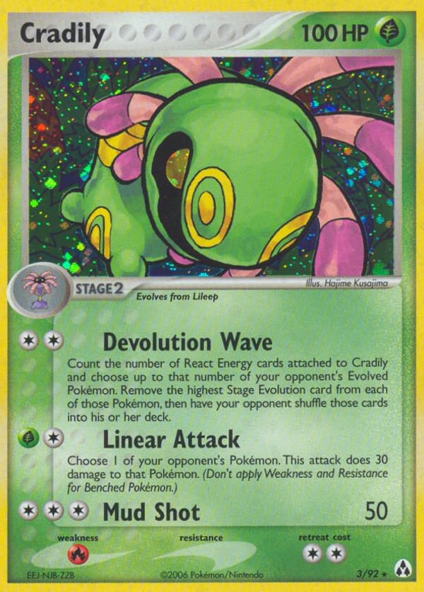 Cradily – Rare Holo – Legend Maker