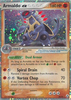 Armaldo ex – Rare Holo EX – Legend Maker
