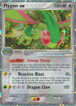 Flygon ex – Rare Holo EX