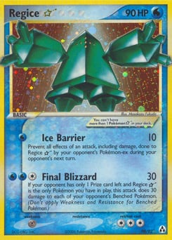 Regice ★ – Rare Holo Star – Legend Maker