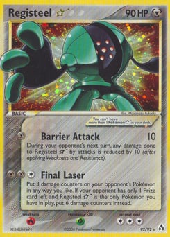 Registeel ★ – Rare Holo Star – Legend Maker