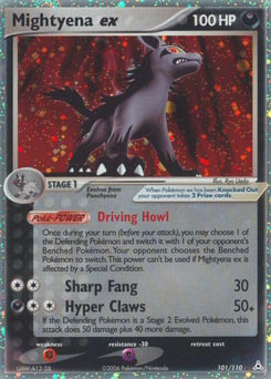Mightyena ex – Rare Holo EX