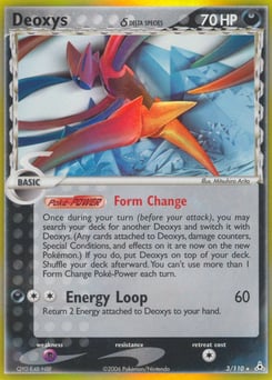 Deoxys δ – Rare Holo – Holon Phantoms