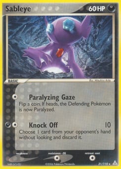 Sableye – Rare