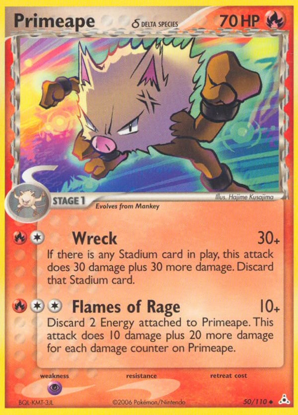Primeape δ – Uncommon – Holon Phantoms