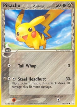 Pikachu δ – Common