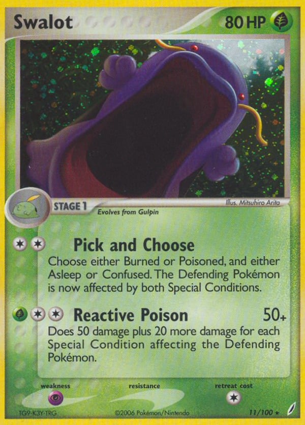 Swalot – Rare Holo – Crystal Guardians