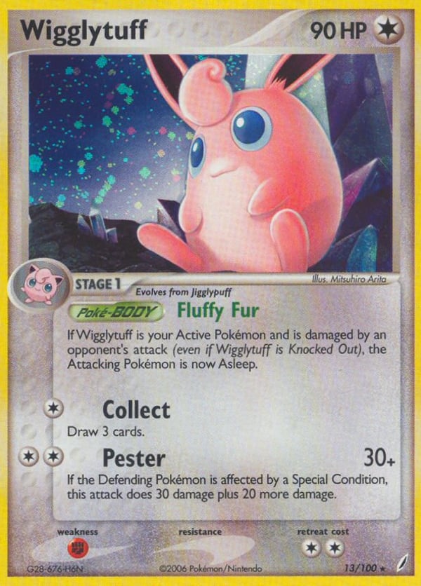 Wigglytuff – Rare Holo – Crystal Guardians