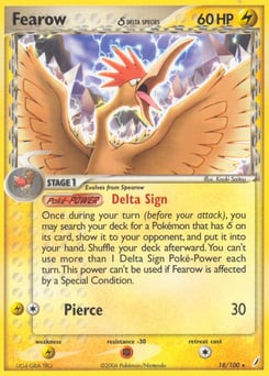 Fearow δ – Rare – Crystal Guardians