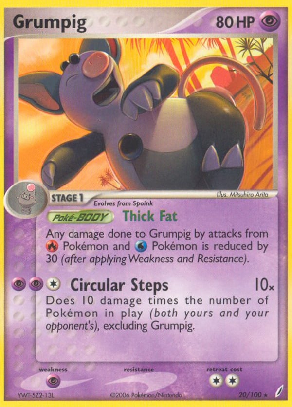 Grumpig – Crystal Guardians