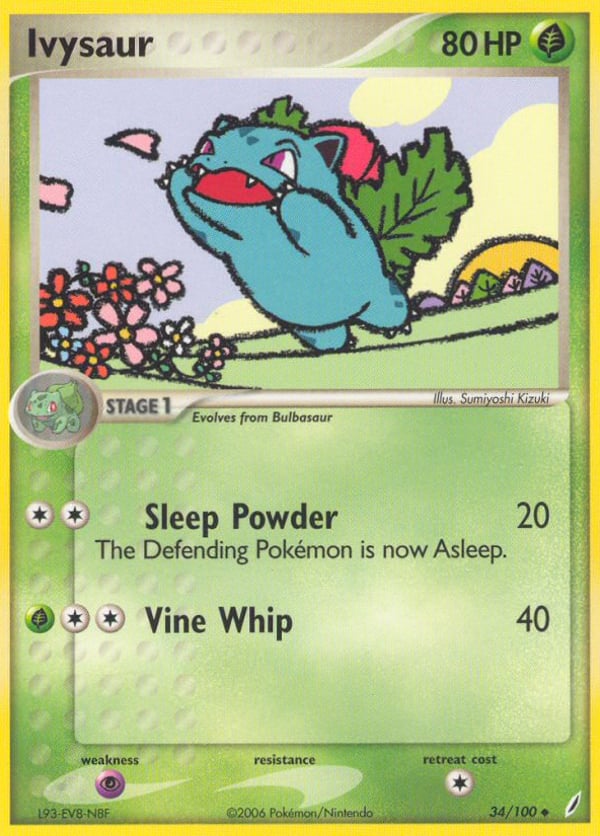 Ivysaur – Uncommon – Crystal Guardians