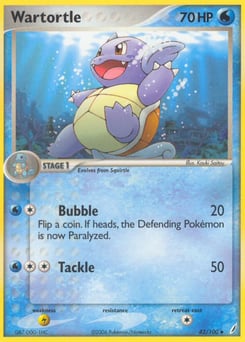 Wartortle – Uncommon – Crystal Guardians