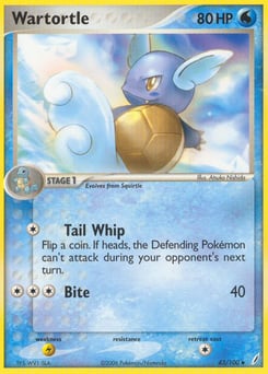 Wartortle – Uncommon – Crystal Guardians