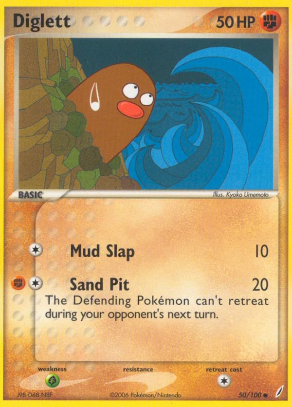 Diglett – Common – Crystal Guardians