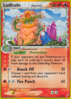 Ludicolo δ – Rare Holo