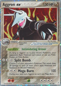 Aggron ex – Rare Holo EX – Crystal Guardians