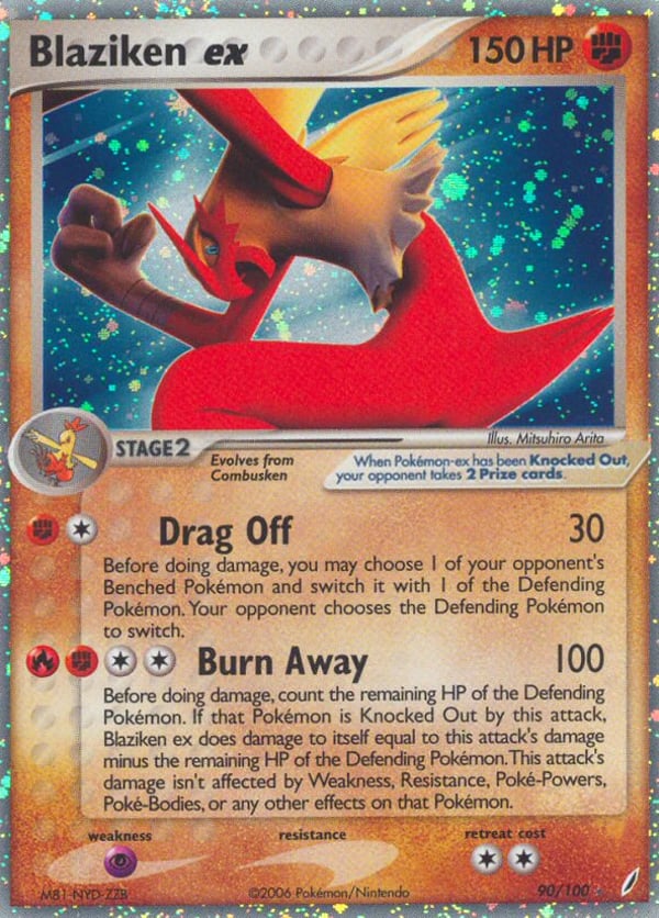 Blaziken ex – Rare Holo EX – Crystal Guardians