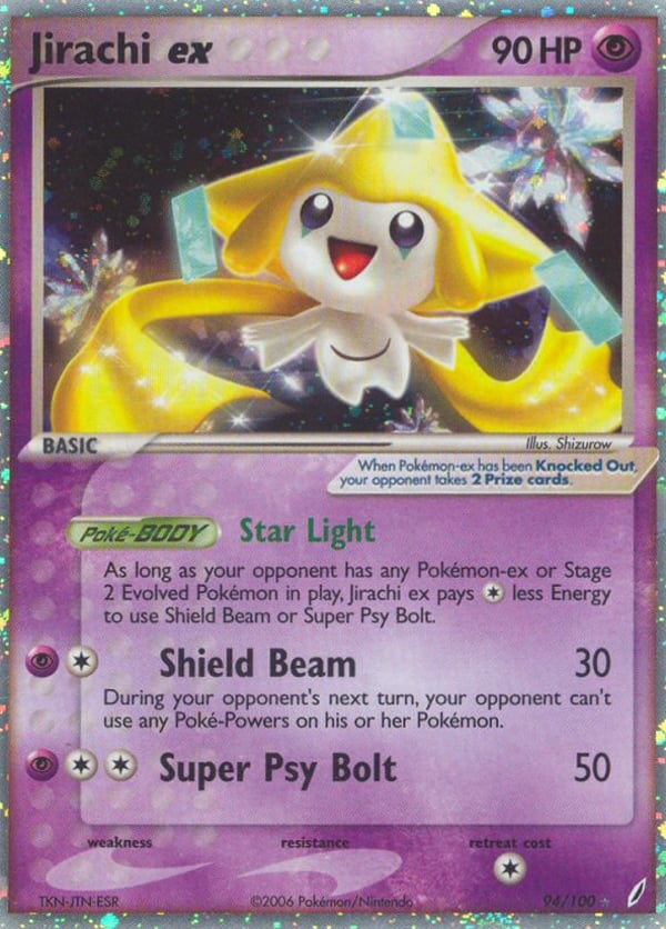 Jirachi ex – Rare Holo EX – Crystal Guardians
