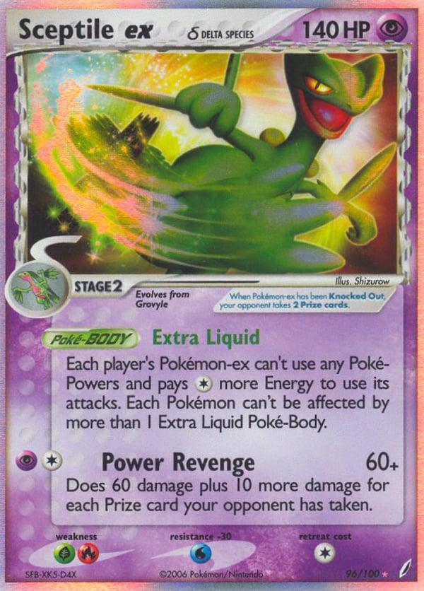 Sceptile ex δ – Rare Holo EX – Crystal Guardians