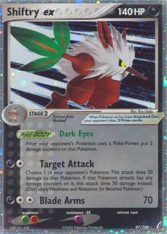 Shiftry ex – Rare Holo EX