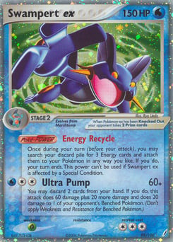 Swampert ex – Rare Holo EX