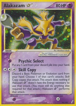 Alakazam ★ – Rare Holo Star – Crystal Guardians
